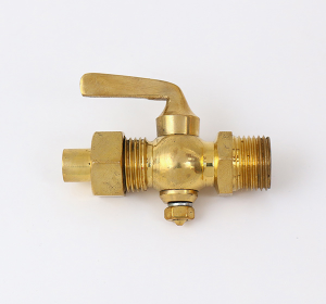 帶活接銅直嘴旋塞